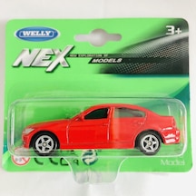 Bmw M3 335i Kırmızı 1:64 Ölçek Mini Metal Araba Welly Nex Marka