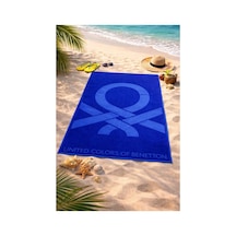 Outlet Plaj Havlusu Lacivert 180x100cm Çok Renkli