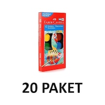 20 Paket Sulu Boya 12 Li Küçük Boy 12 Renk