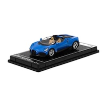 Hyper Car Bugatti Mistral French Racing Blue - League Collection 1/64 Model Araba