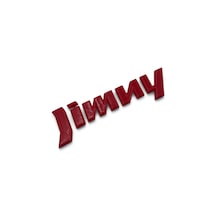 Suzuki Jimny Bagaj Yazısı Kırmızı 3d Plastik Abs 0