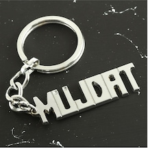 Müjdat - 294 - - Shophnrl - İsimli Anahtarlık- Çok Renkli