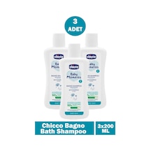 Chicco Bagno Bath Shampoo 200 Ml 3 Adet