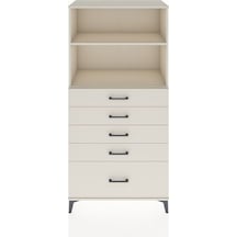 Hyperion Dolap 2 Raflı 5 Çekmeceli 88x44x182 Aytaşı-aytaşı Aytaşı