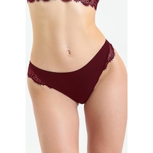 Magic Form Püskül Dantelli String Külot - 185 Bordo - 619114219 Bordo