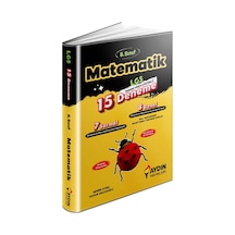 Aydın 8. Sınıf LGS Matematik 15 Deneme Aydın 8. Sınıf LGS Matematik 15 Deneme