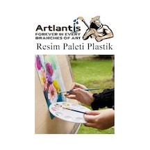 Plastik 13 Hazneli Resim Paleti Ve 5 Li Plastik Spatula 1 Paket Ressam Paleti Sanatsal Esnek Plastik Palet Bıçağı