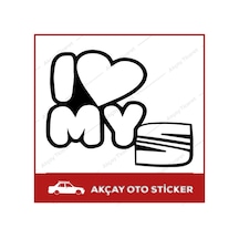 I Love My Seat Sticker Oto Sticker Seat Araba Sticker Araç Sticke