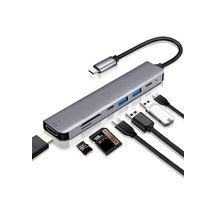 Type C To Pd+ssx2+hdtv+type C+sd+tf Çevirici Adapter 7 Port Kl-sg