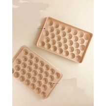 2 Li Buz Kalıbı 33 Bölmeli Kristal Küre Buzluk - Mini Yuvarlak Buz Kalıbı Çok Renkli