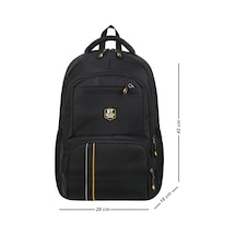 Seventeen Unisex Suya Dayanıklı Çok Bölmeli Laptop, Okul Ve Günlük Kullanım Sırt Çantası 4904 Siyah-sarı