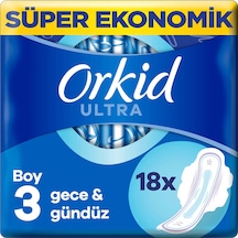 Orkid Ultra Gece Hijyenik Ped Gece 18'li