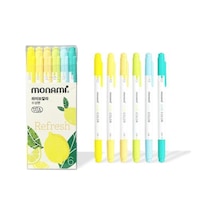 Monami Live Color Refresh 6'lı Fosforlu Kalem Seti Çok Renkli