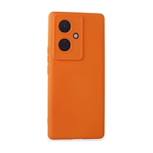 Vivo V29 Lite Kılıf Nano İçi Kadife Silikon - Turuncu 1