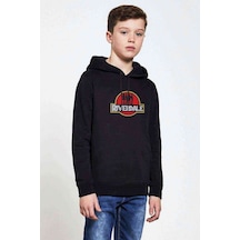 Tshirthane Riverdale Jurassic Park Logo Baskılı Unisex Çocuk Kapüşonlu Sweat (528681368)
