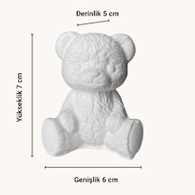 Silikon Kalıp Ayıcık Figür Mum Taş Tozu Epoksi Silikon İthal Kalıp