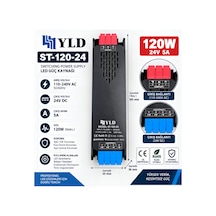 St-120-24 120w 24v 5a Slim Led Güç Kaynağı Led Trafosu 110-240v Ac Switching Power Supply