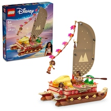 LEGO® ǀ Disney Moana’nın Macera Kanosu 43270 - 6 Yaş ve Üzeri Çocuklar için Yaratıcı Oyuncak Yapım Seti (529 Parça)