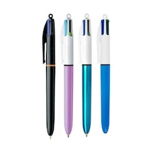 Bic 4 Renk Tükenmez Kalem Farklı Gövde Renklerinde 4 Lü Kalem Set