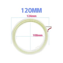 Mavi-120mm-2pcs Gündüz Çalışan Led Far Lambası Cob Angel Eyes Led Araç Halo Halka Işıklar Drl 12v 60mm 70mm 80mm