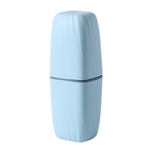 Reedark Seyahat Diş Fırçası Ve Macun Organizer, Çift Fonksiyonlu, Pp Malzeme, Taşınabilir, Detachable Tasarım. Mavi