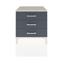 Hyperion Komodin 3 Çekmeceli 60x44x64 Aytaşı-antrasit Aytaşı