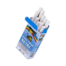 Nova Color Tozsuz Beyaz Tebeşir 10 Lu Paket
