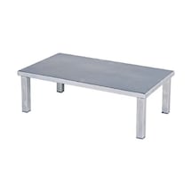 Paslanmaz Metal Tek Basamaklı Eskoba Tm-j1102