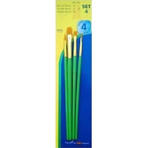 Academy Set-4 Sentetik Fırça Seti 4'lü Fırça 4lü Seri 500