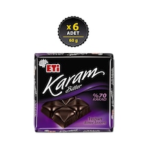 Eti Karam %70 Kakaolu Bitter Çikolata 6 x 60 G