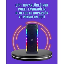 Ev Dış Mekan Kullanımına Uygun Rgb Işıklı Hoparlör