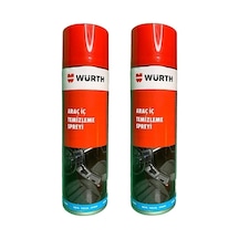 2 Adet Araç Içi Temizleme Sprey 500x2 1000ml Orijinal