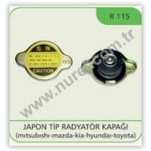 NUREL R115 Radyatör Kapağı 0.9 Bar Japon Tipi Mitsubishi Mazda Kia-Hyundai Toyota Uyumlu