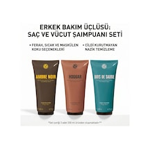 Erkek Saç Ve Vücut Şampuanı 3'lü Set 200 Ml X3 Bölmeli Aromatik Baharatlı Duş Jeli Diğer