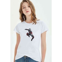 Ant Man Karınca Adam Jump Baskılı Beyaz Kadın Tshirt