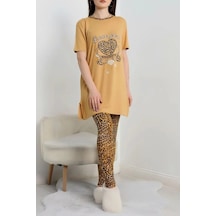 Seka Store Seka Ringviskon Pijama Takımı Leopar - 50632.1931. Çok Renkli