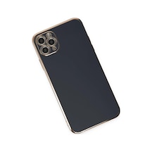 Bezos İphone 11 Pro Max Uyumlu Kılıf Volet Silikon - Siyah Mbt06
