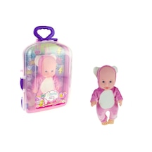 Şeker Kız Bebek Oyuncak Valizli Altını Islatan Konuşan Bebek