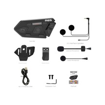 1 Adet Motosiklet Kaskı İnterkom 1200m Bt Kulaklık Kablosuz