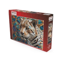 Nova Puzzle 1000 Parçalı Mozaik Jaguarın Derin Bakışı Puzzle - 41207