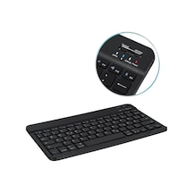 Bluetooth Klavye Mouse Seti Taşınabilir Wireless Bilgisayar Aksesuarı Optik