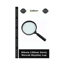 Nikula-130mm Geniş Mercek Büyüteç Lup Okuma Yardımcısı Yardımcı Alet Hobi Aracı