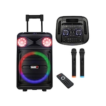 Midex 1100 Watt Mikrofonlu Karaoke Eğlence Işıklı Ses Sistemi MXR-1100 (Bluetooth Kayıt Usb Şarjlı)
