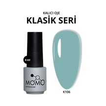 Momo Professional Kalıcı Oje K106 Yeşil Gri 4 Ml