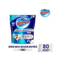 Bingo Akıllı Kapsül Pro Bulaşık Makinesi Deterjanı 80 Tablet