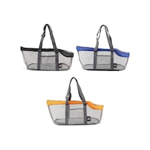 Dm Cbtx Pttie Baggie Panoramik Nefes Alabilen Köpek Taşıma Çantası 0901b Gri Mavi