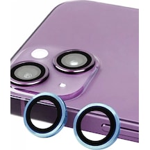 Newface Apple İphone 13 Raze Metal Kamera Lens - Mavi