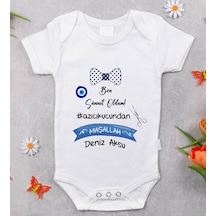 Bk Gift Bk Kids İsimli Sünnet Tasarımlı Bebek Body Zıbın - Model 2 0-3 Ay Sarı