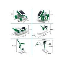 Büro Ev Ofis Oyuncak Hediyesi İçin 6mod Solar Güneş Enerjili Robot Oluştur Oyun Seti