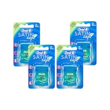 Oral-B Satin Tape Naneli Diş İpi 25 M x 4 Adet